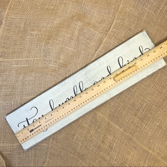 Rustic Stay Humble and Kind Shabby Chic Wooden Sign - Picture 9 of 9